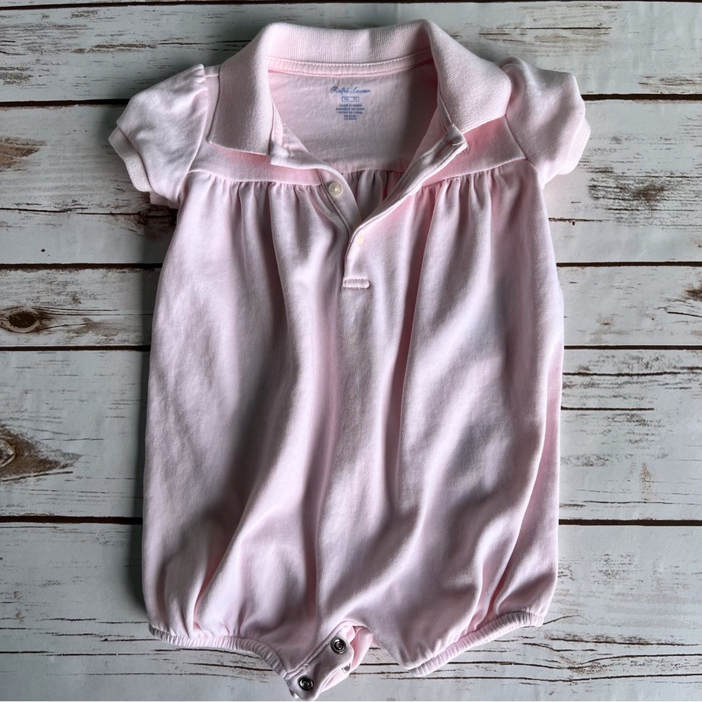 9M Baby Ralph Lauren Girl Romper